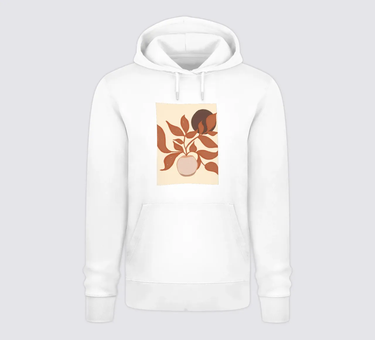 Terracotta Calm Zen felpa con cappuccio da EDMPROJECT