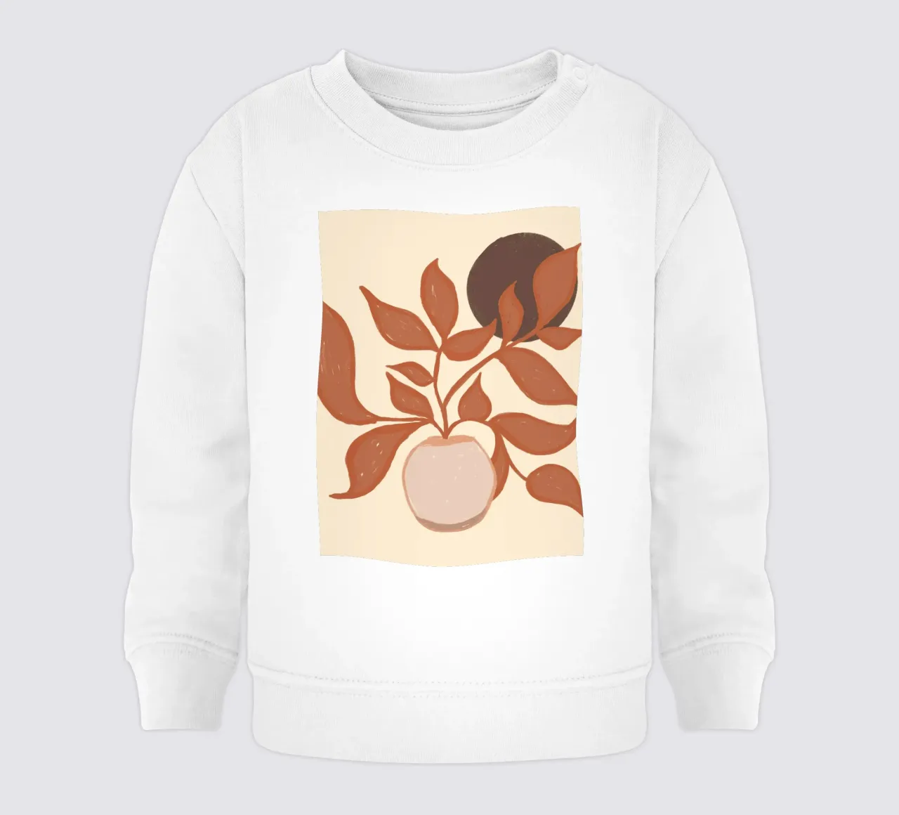 Terracotta Calm Zen felpa neonato da EDMPROJECT