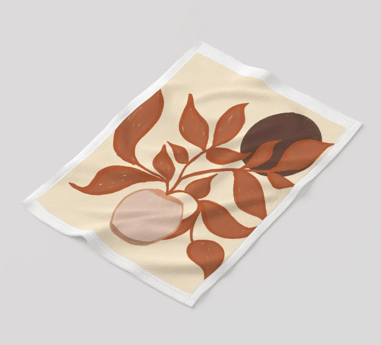 Terracotta Calm Zen coperta in pile da EDMPROJECT