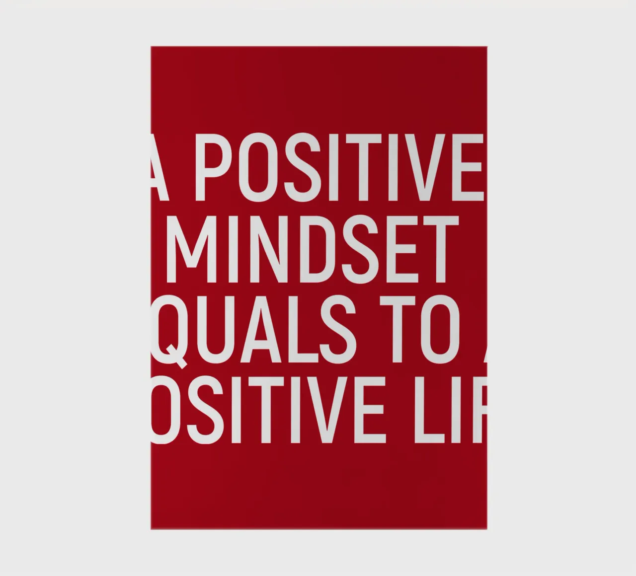A positive mindset equals a positive life notebook by positivepipo