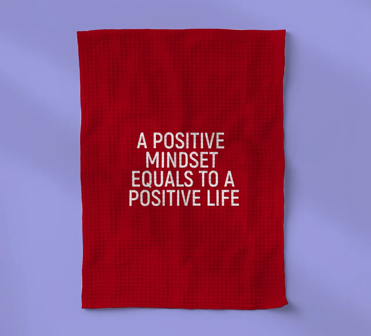 A positive mindset equals a positive life canovaccio da cucina da positivepipo