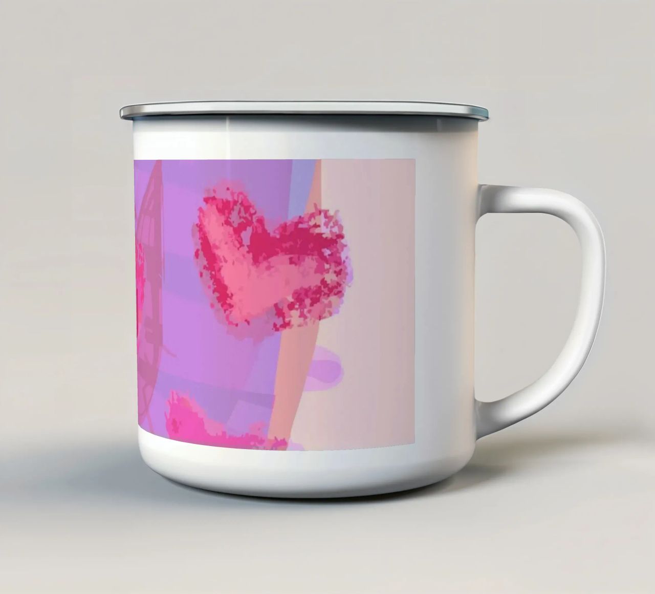 Zampe d'amore tazza in smalto da EDMPROJECT