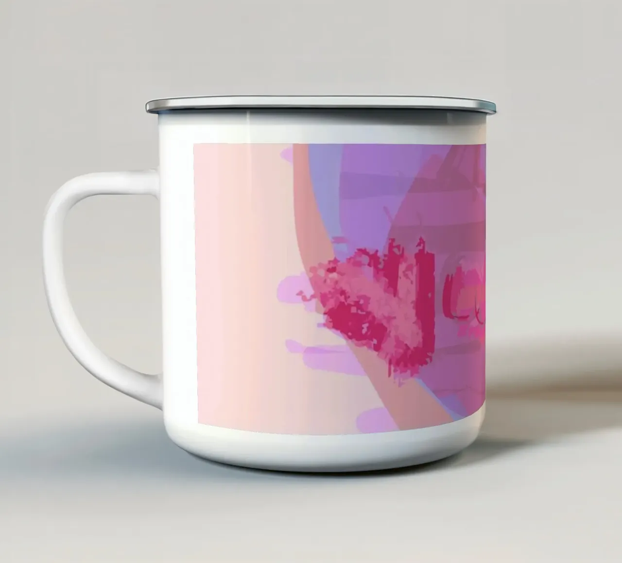 Patas de amor taza de esmalte de EDMPROJECT