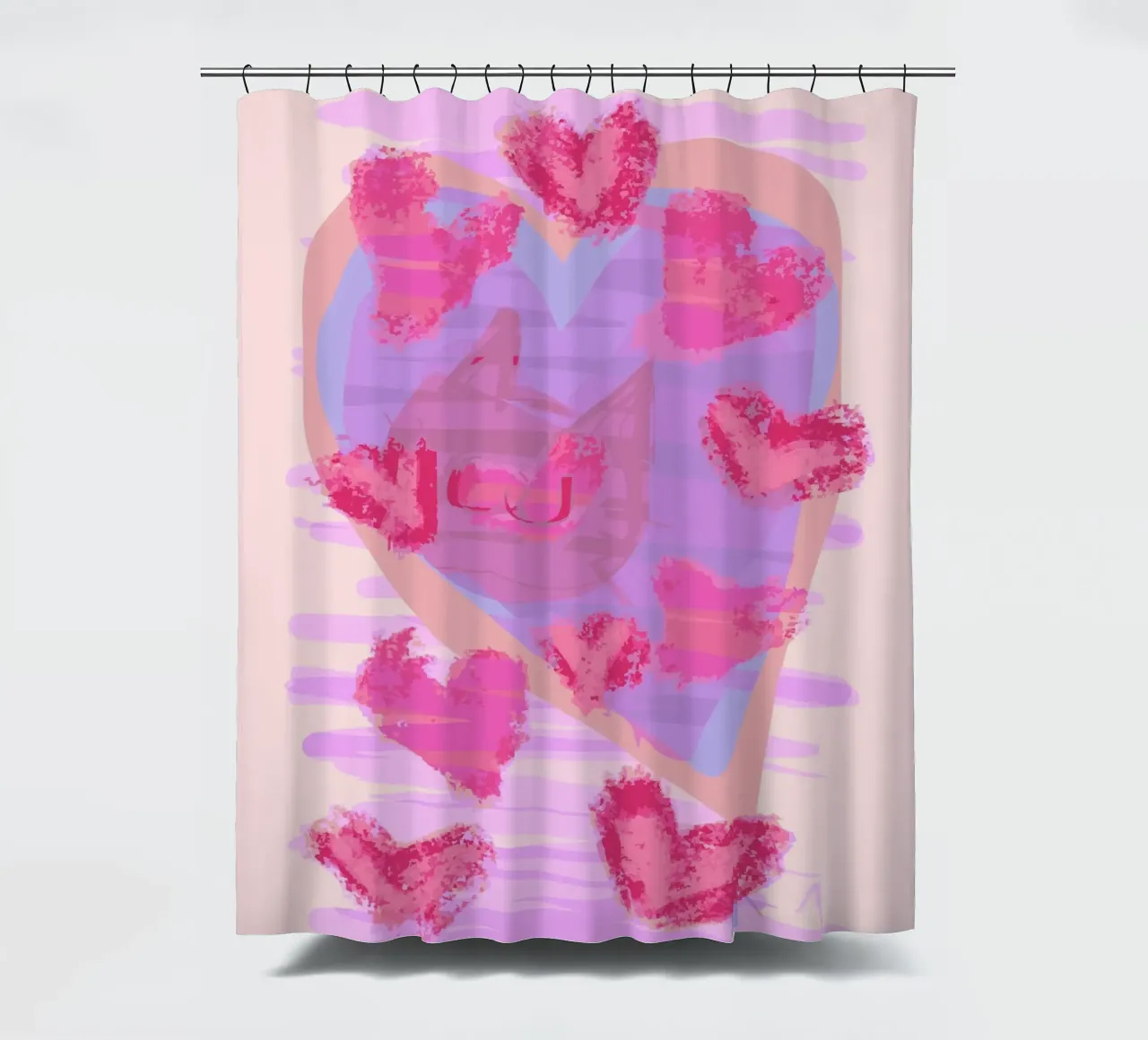 Zampe d'amore tenda da doccia da EDMPROJECT