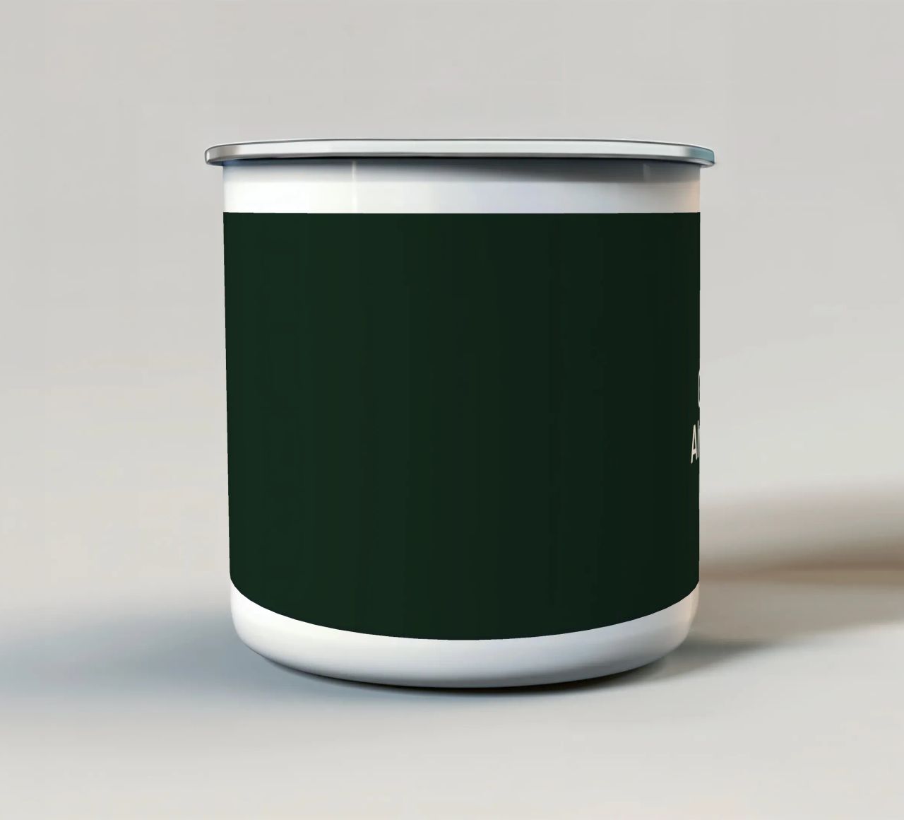 Keep going up. Always stay positive. tazza in smalto da positivepipo
