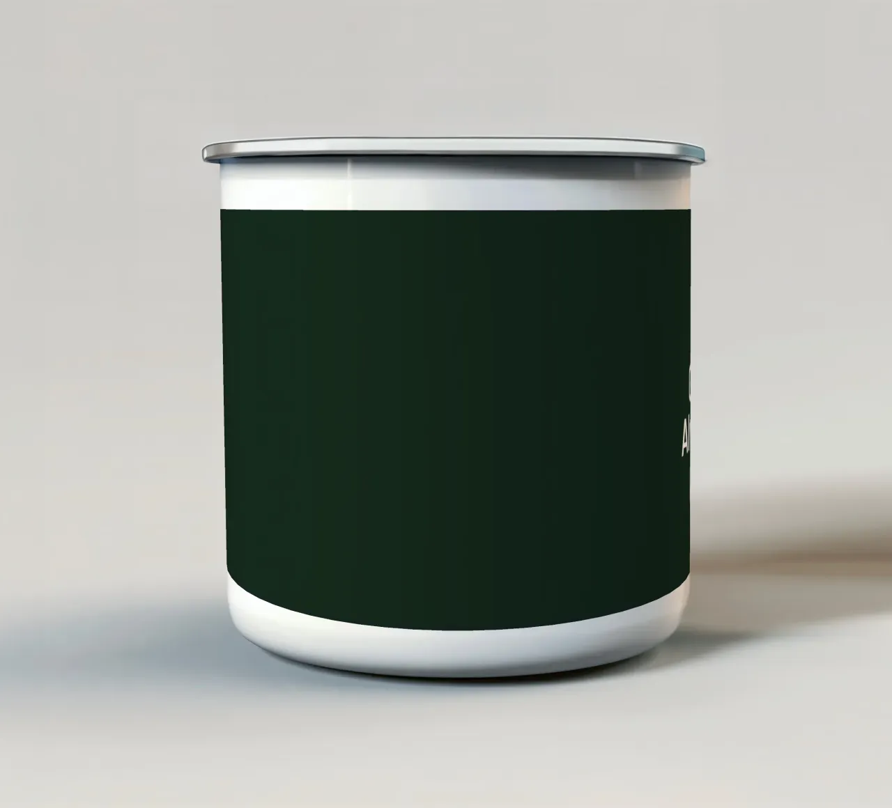 Keep going up. Always stay positive. tazza in smalto da positivepipo