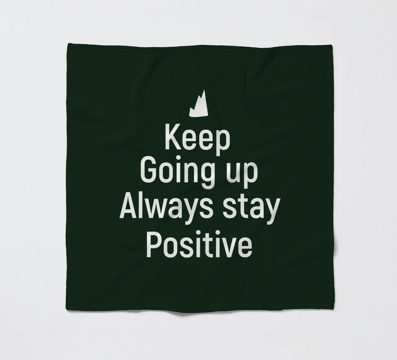 Keep going up. Always stay positive. Fleecedecke von positivepipo