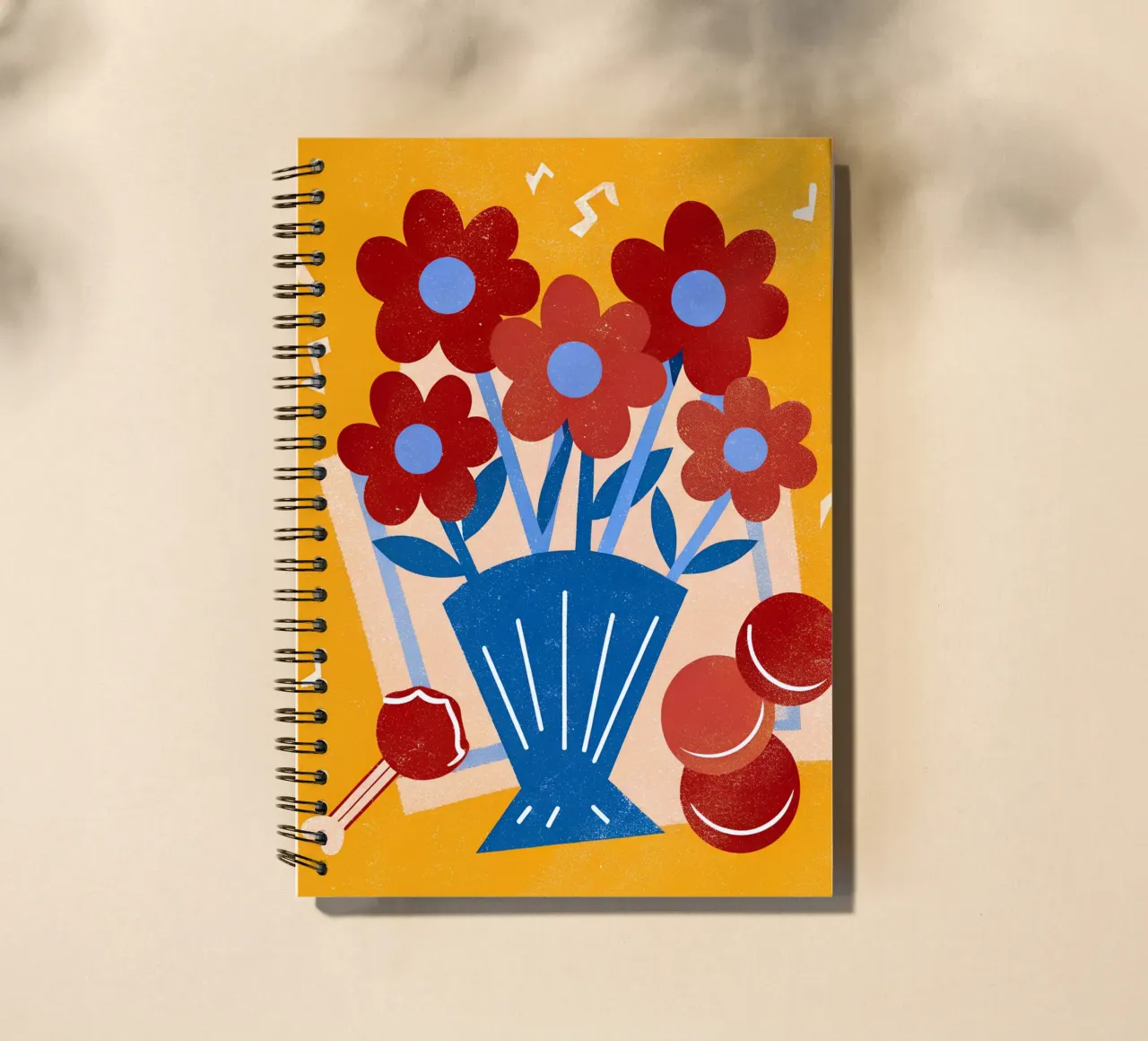 Flower Bouquet spiral notebook by THE LATEST SHOP