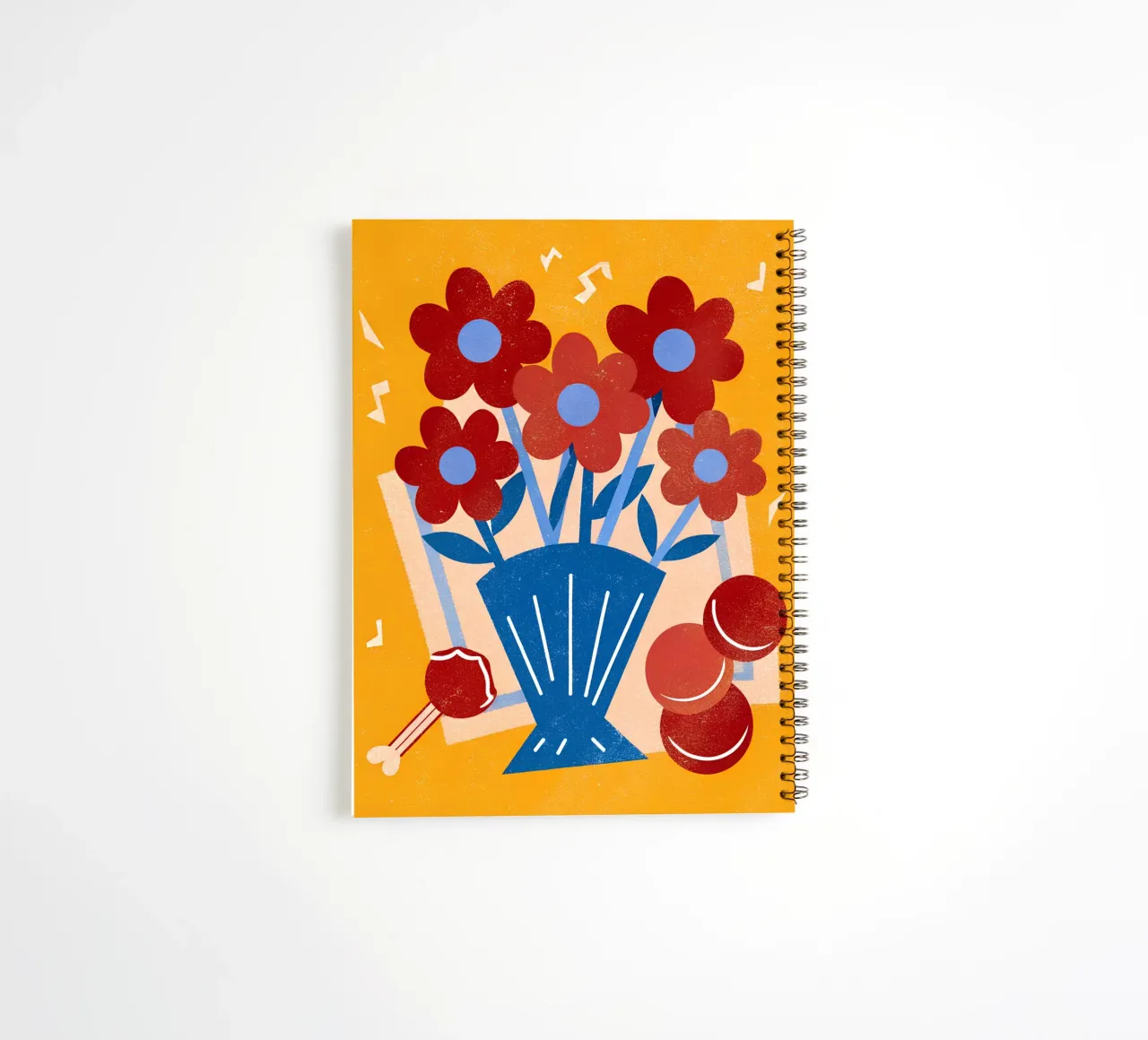 Flower Bouquet spiral notebook by THE LATEST SHOP