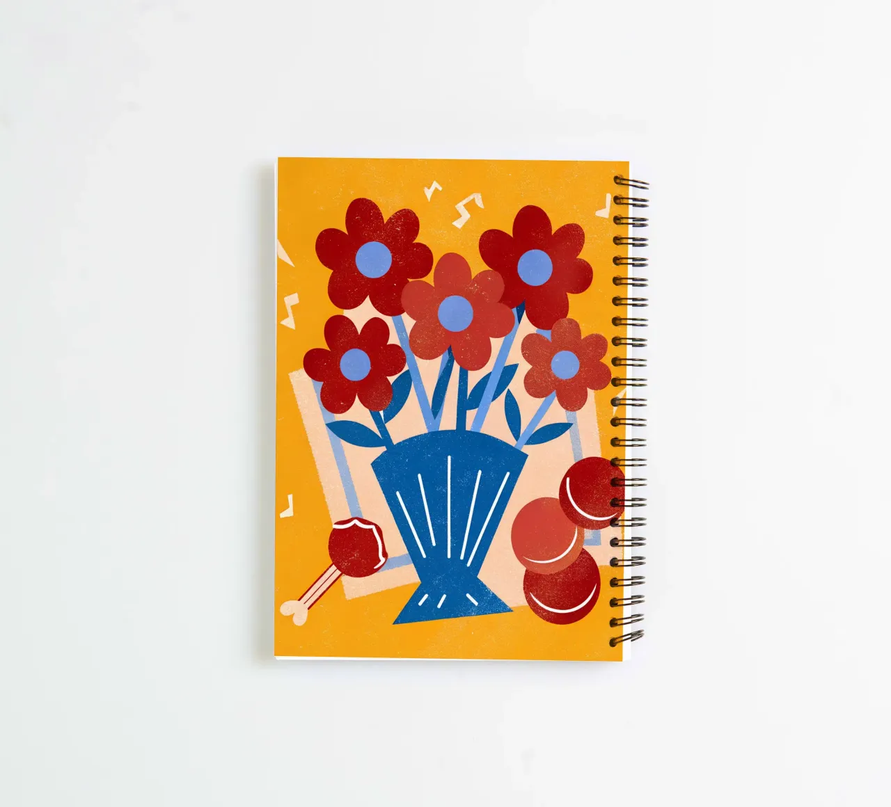 Flower Bouquet spiral notebook by THE LATEST SHOP