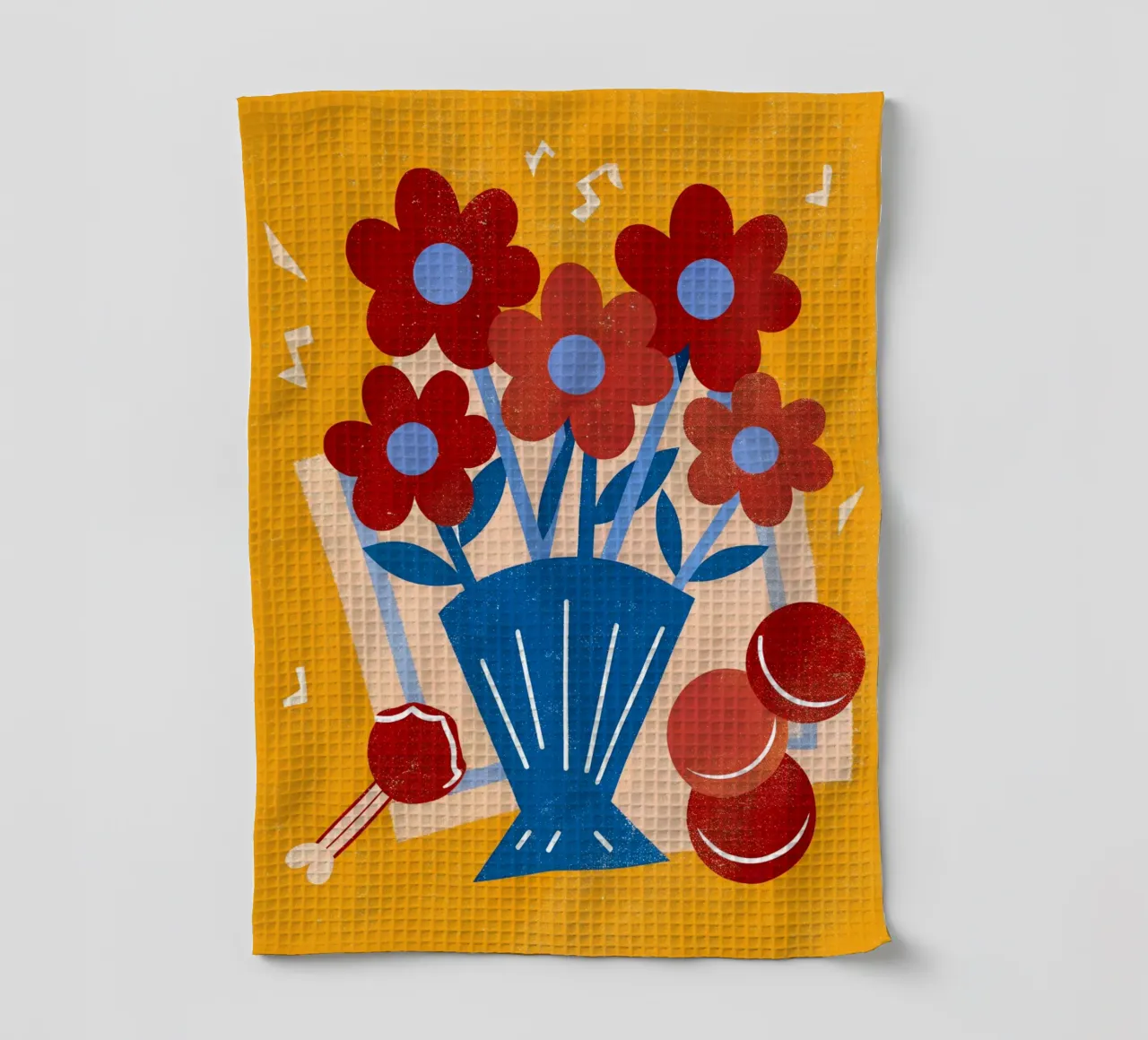 Bouquet di fiori canovaccio da cucina da THE LATEST SHOP