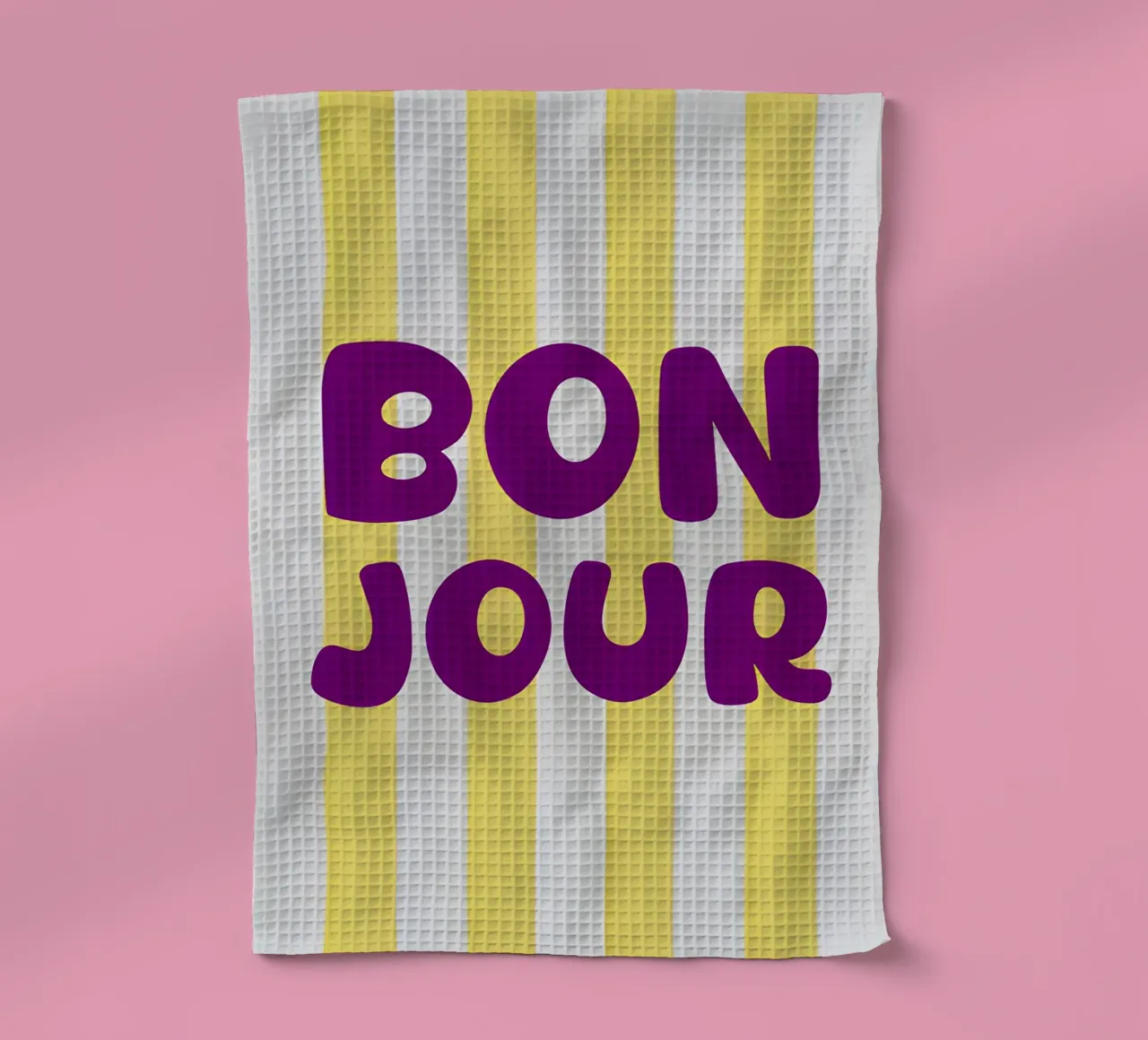 Bonjour canovaccio da cucina da Attaboy Dsgn