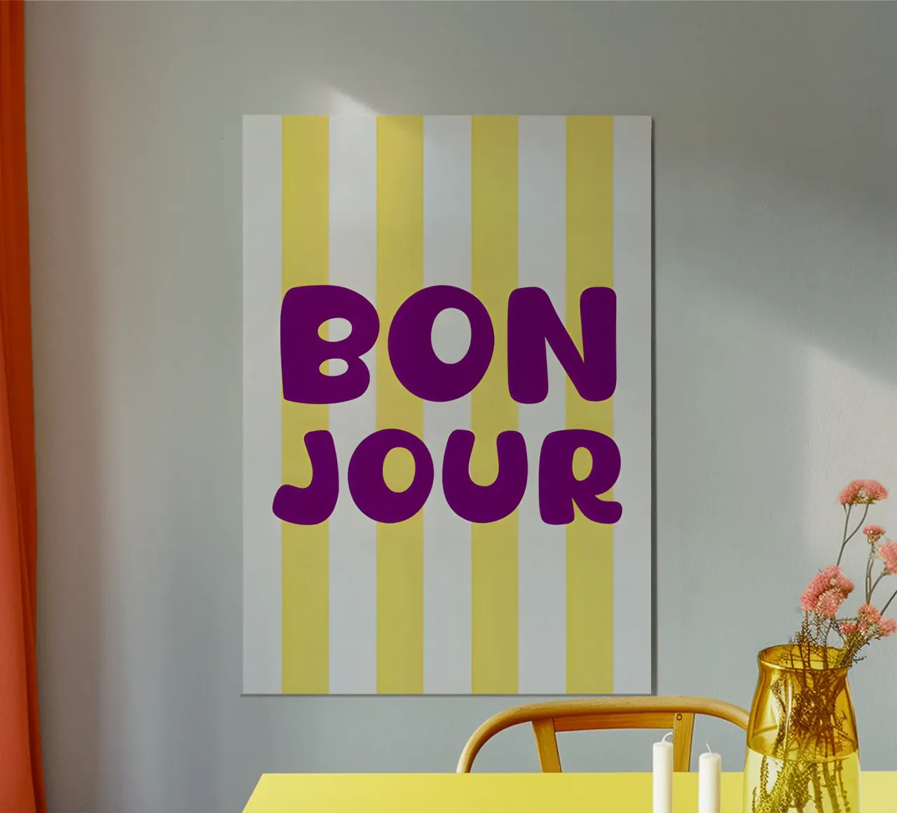 Bonjour alluminio dibond da Attaboy Dsgn