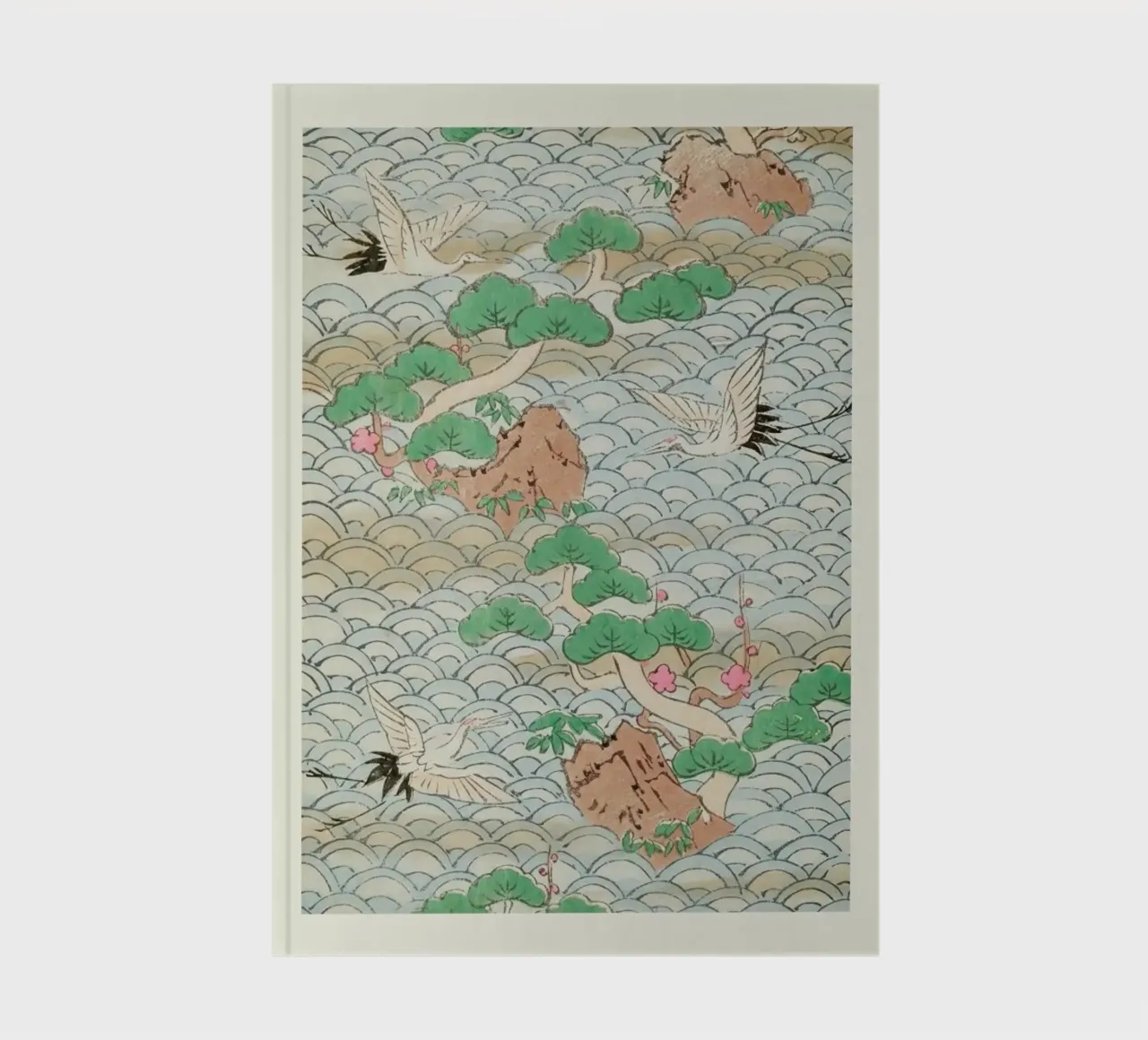 Shin-Bijutsukai - Flight Over Mountains notebook by Vintage by JUNIQE