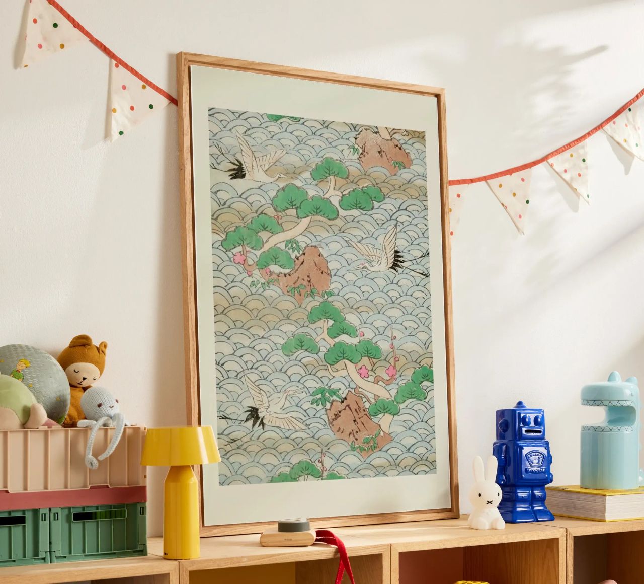 Shin-Bijutsukai - Flight Over Mountains metacrilato de Vintage by JUNIQE