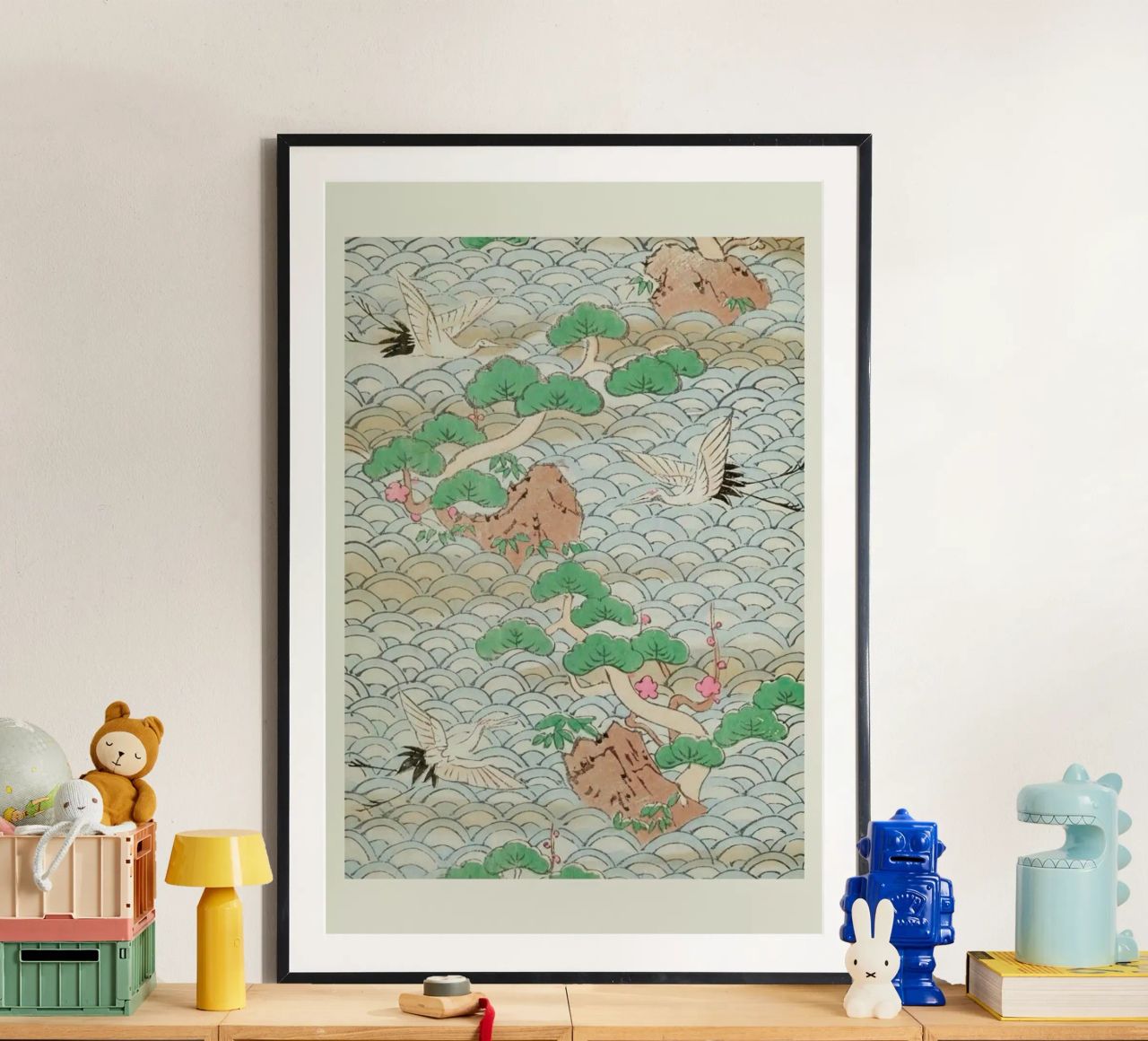 Shin-Bijutsukai - Flight Over Mountains poster de Vintage by JUNIQE