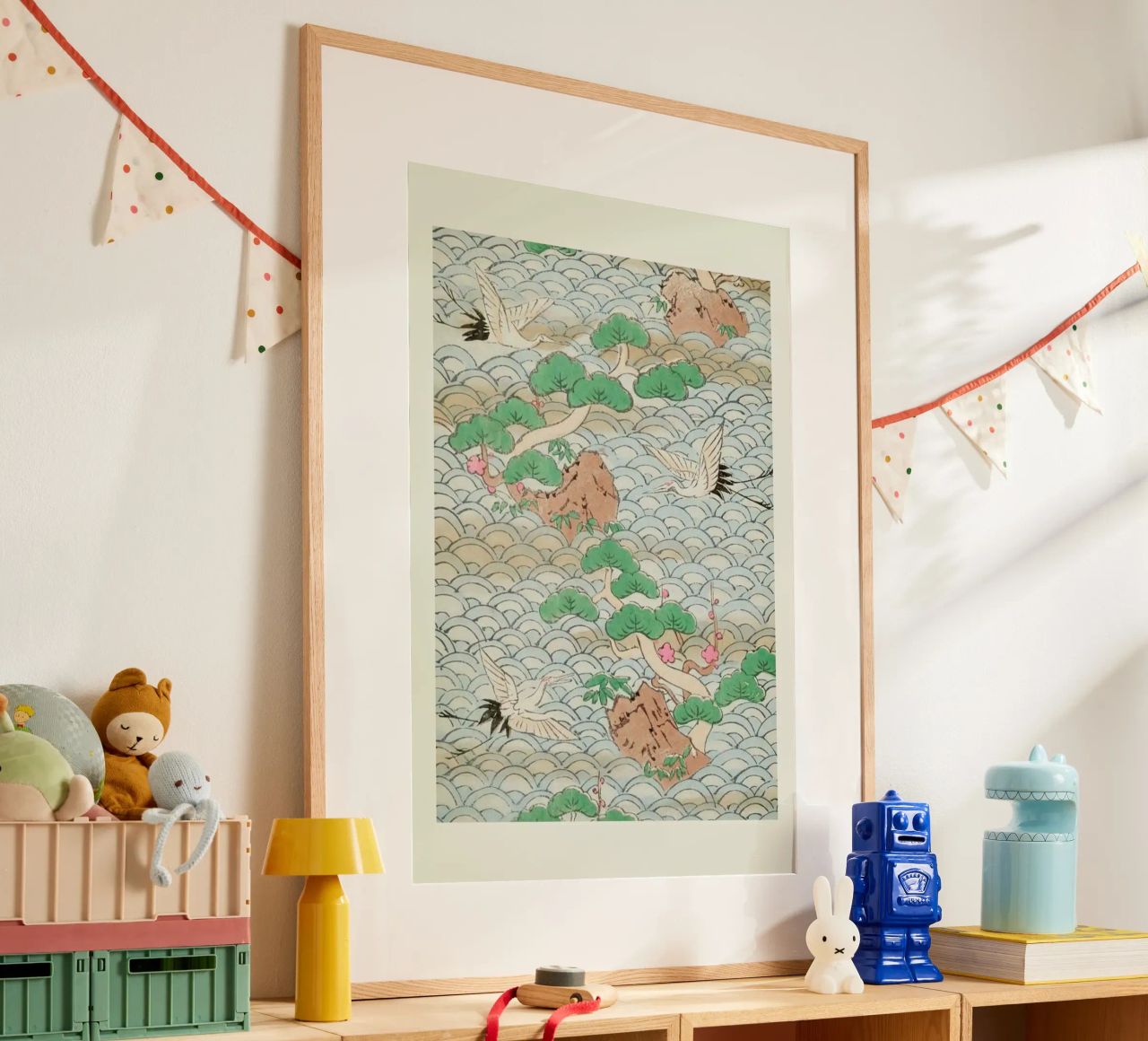 Shin-Bijutsukai - Flight Over Mountains poster de Vintage by JUNIQE