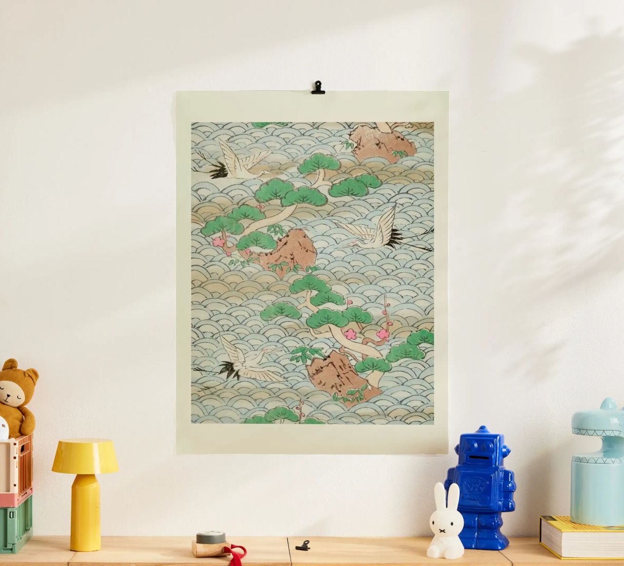 Shin-Bijutsukai - Flight Over Mountains poster de Vintage by JUNIQE