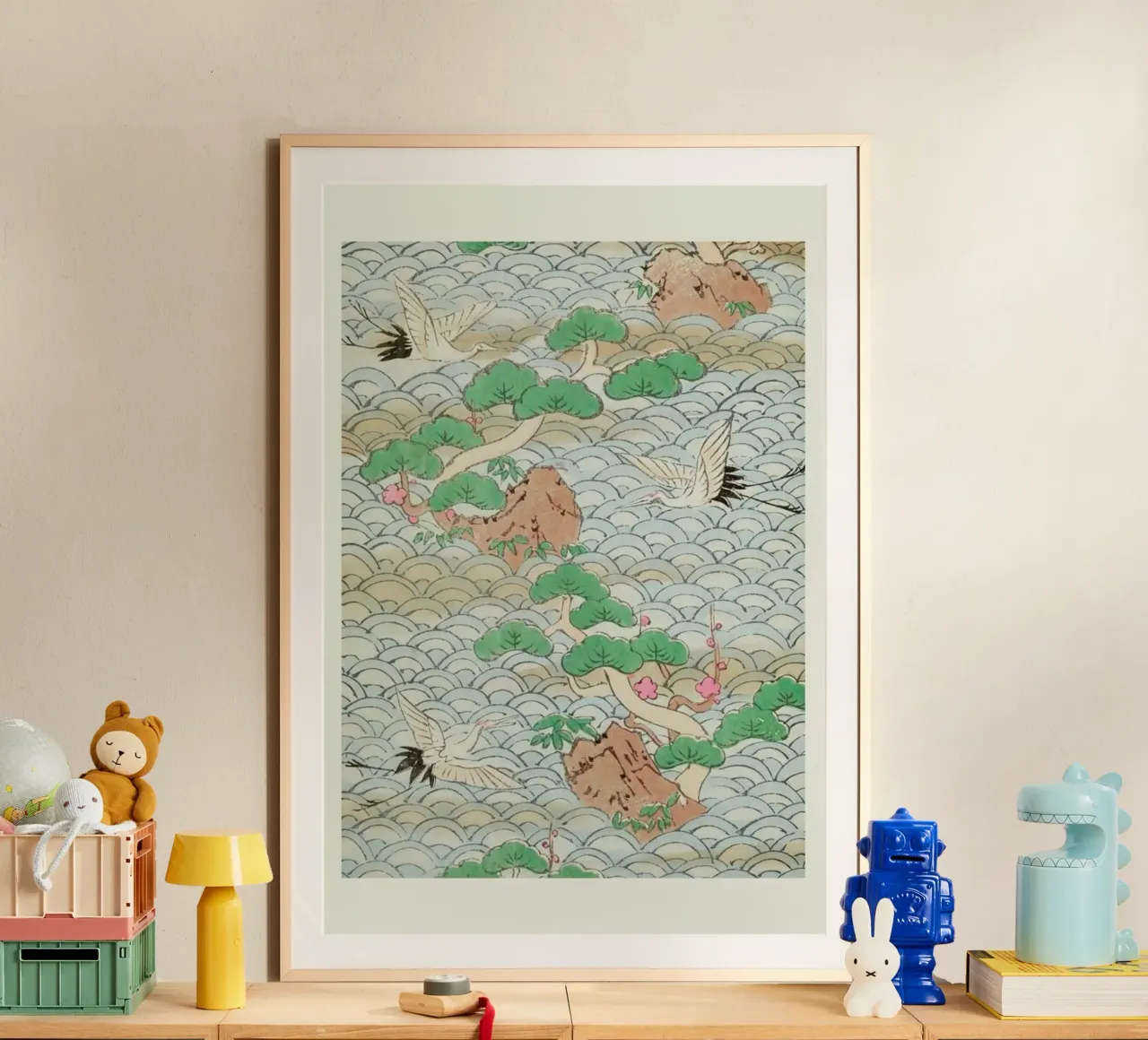 Shin-Bijutsukai - Flight Over Mountains carta hahnemühle da Vintage by JUNIQE