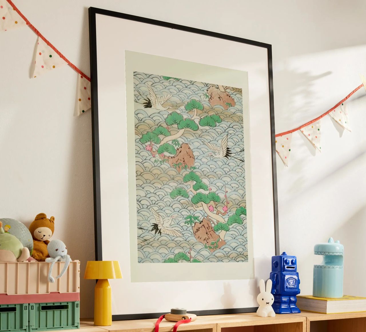 Shin-Bijutsukai - Flight Over Mountains poster de Vintage by JUNIQE