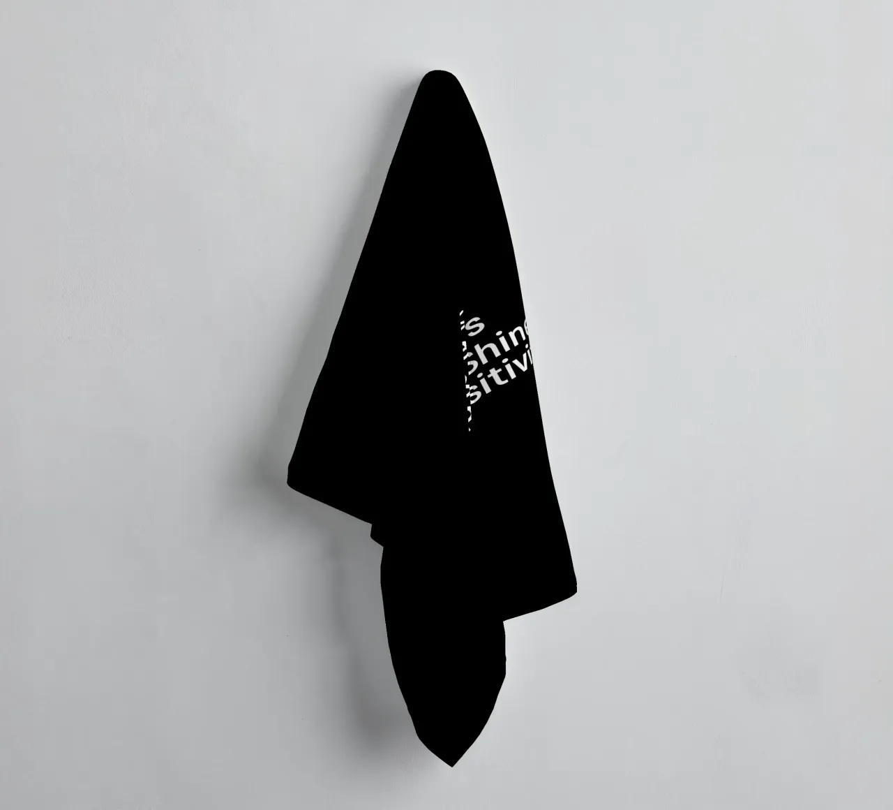 Always rise and shine with positivity asciugamano da bagno da positivepipo
