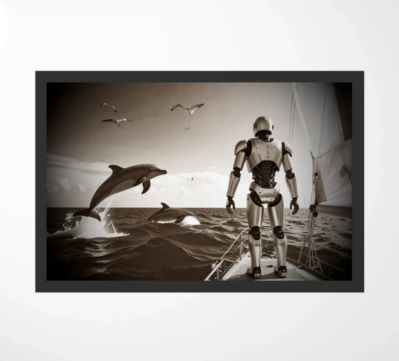 ROBOT SUR UN VOILIER. Vintage zerbino da Thierry vobmann photography