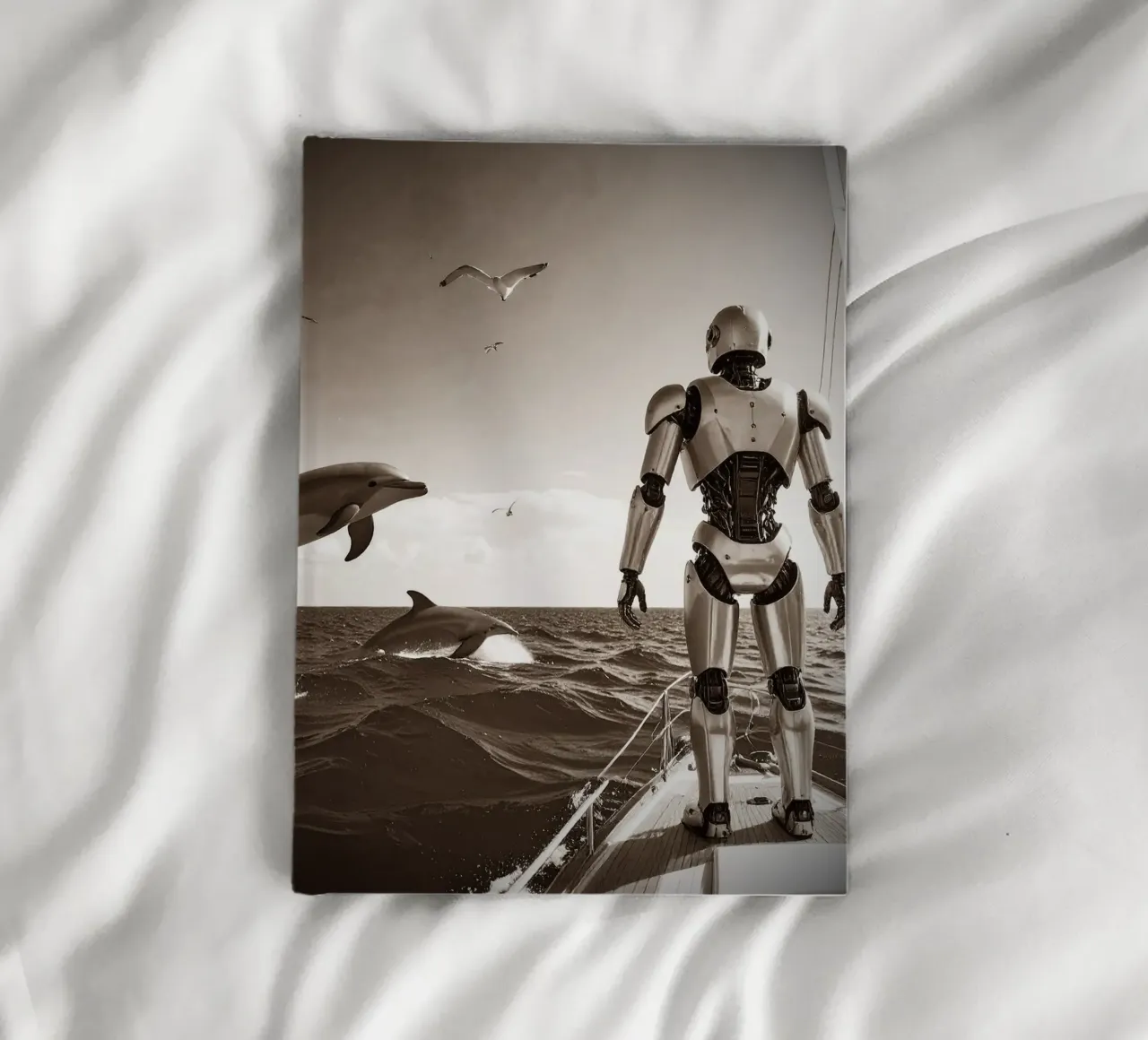 ROBOT SUR UN VOILIER. Vintage diario da Thierry vobmann photography