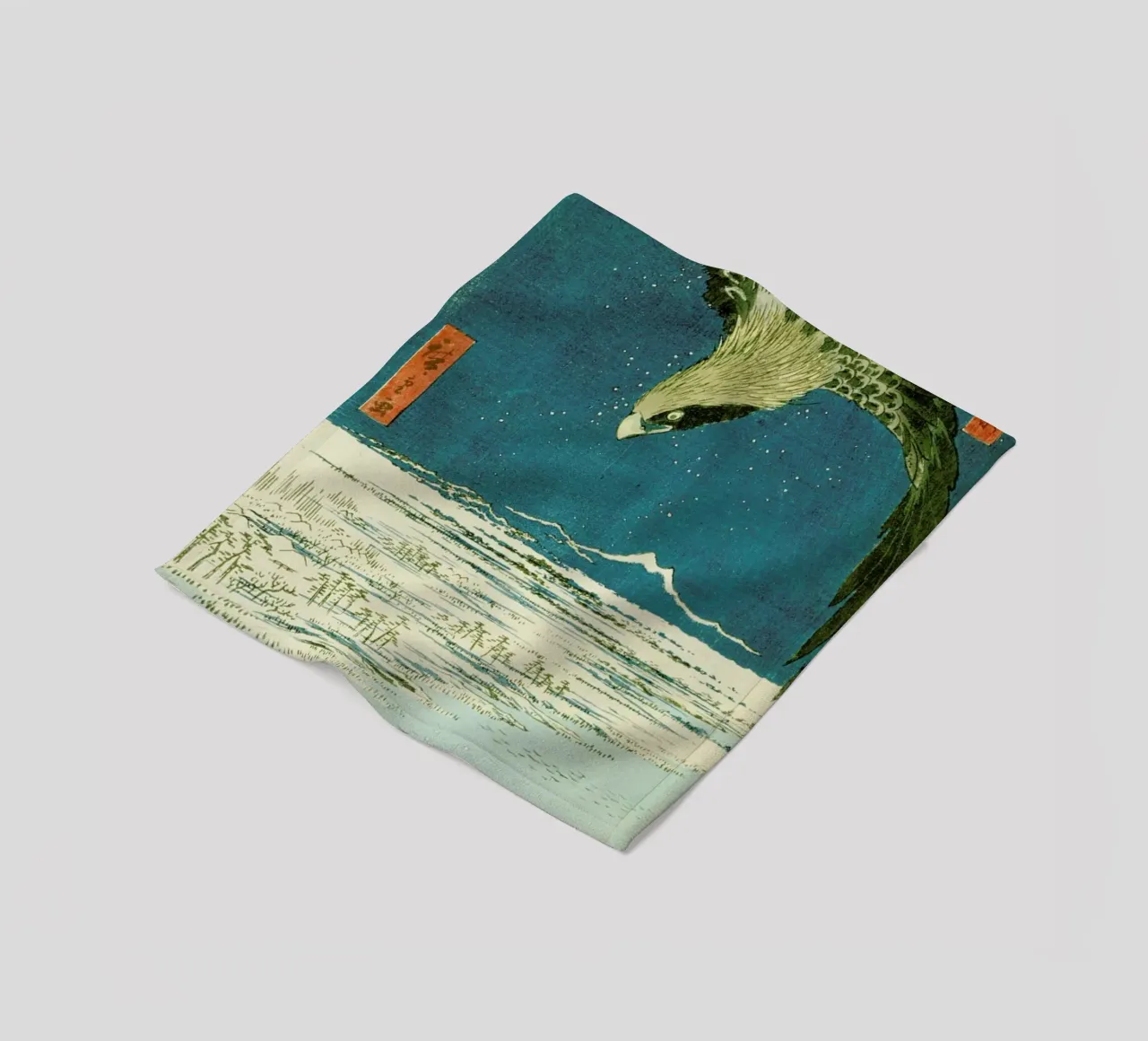 Hiroshige - One Hundred Thousand- Tsubo Plain at Susaki, Fukagawa coperta in pile da ARTOTHEK