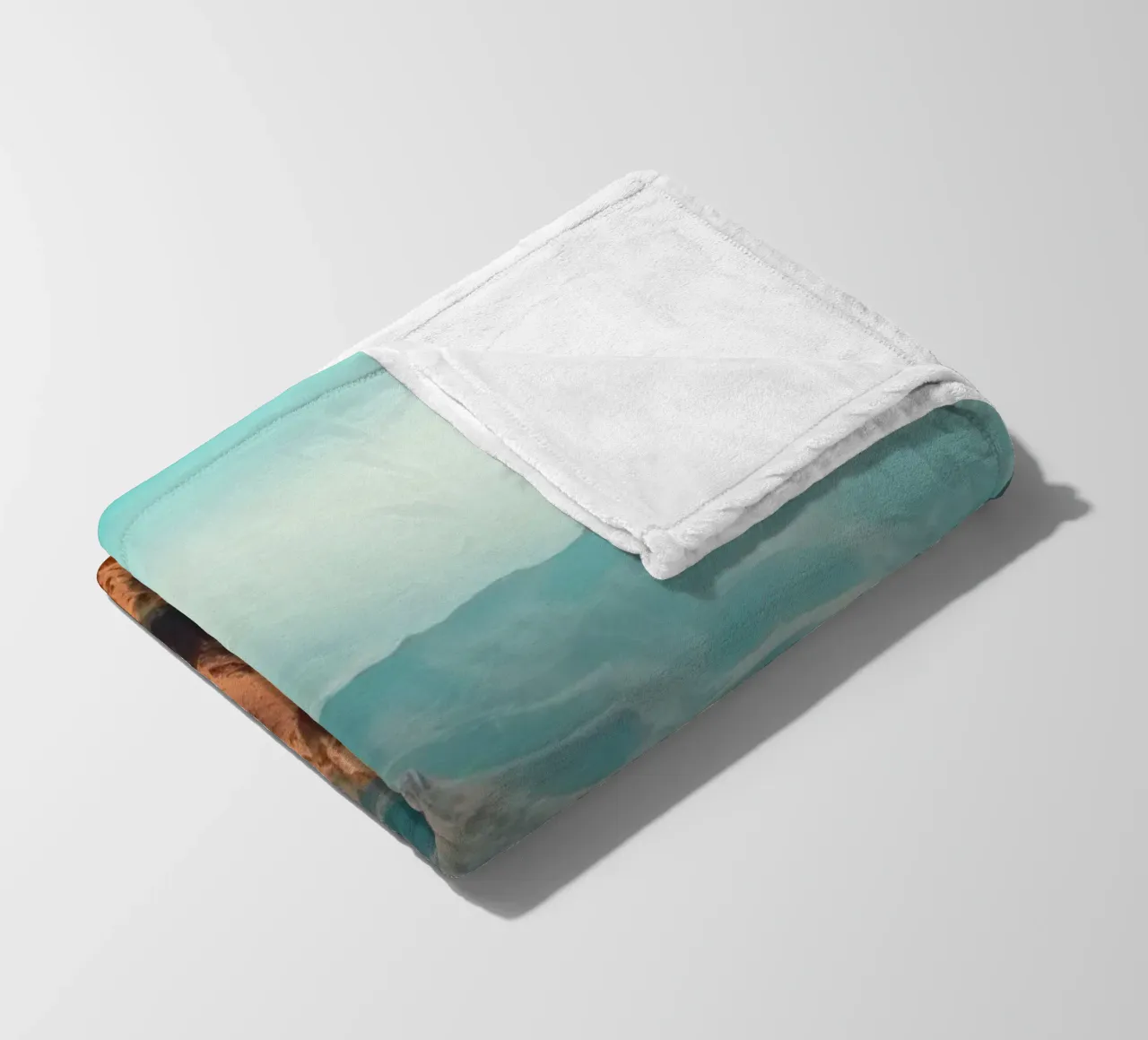 Paesaggio mozzafiato di aspre formazioni rocciose rosse coperta in pile da DesignDoodle