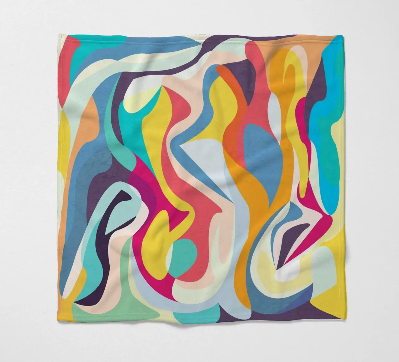 Abstrakter Traum 07 Fleecedecke von lovely lines