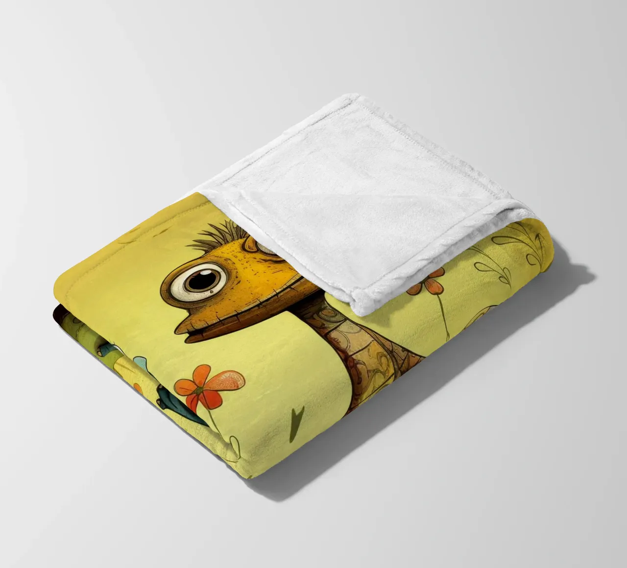 Retro Lizard Duo coperta in pile da Funny Animals