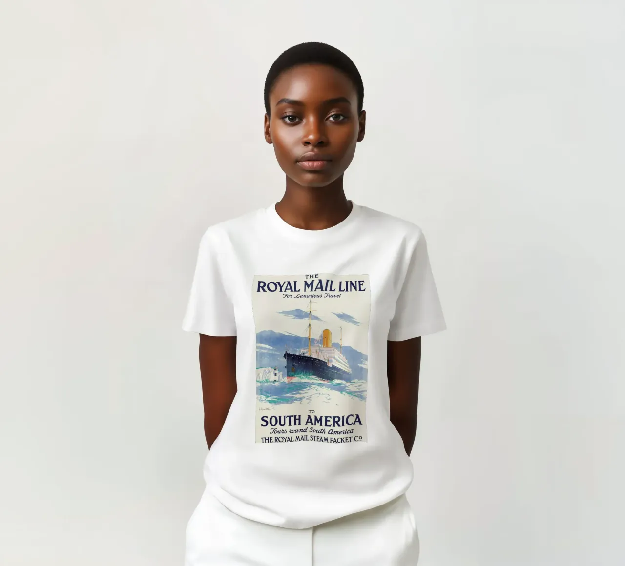 Hamilton - The Royal Mail Line to South America. t-shirt da ARTOTHEK