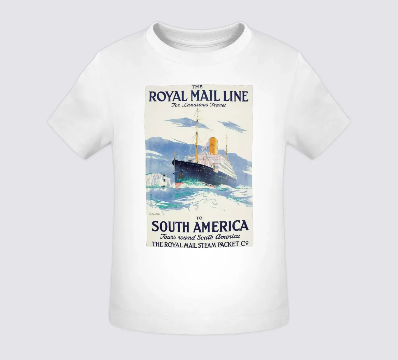 Hamilton - The Royal Mail Line to South America. maglietta neonato da ARTOTHEK