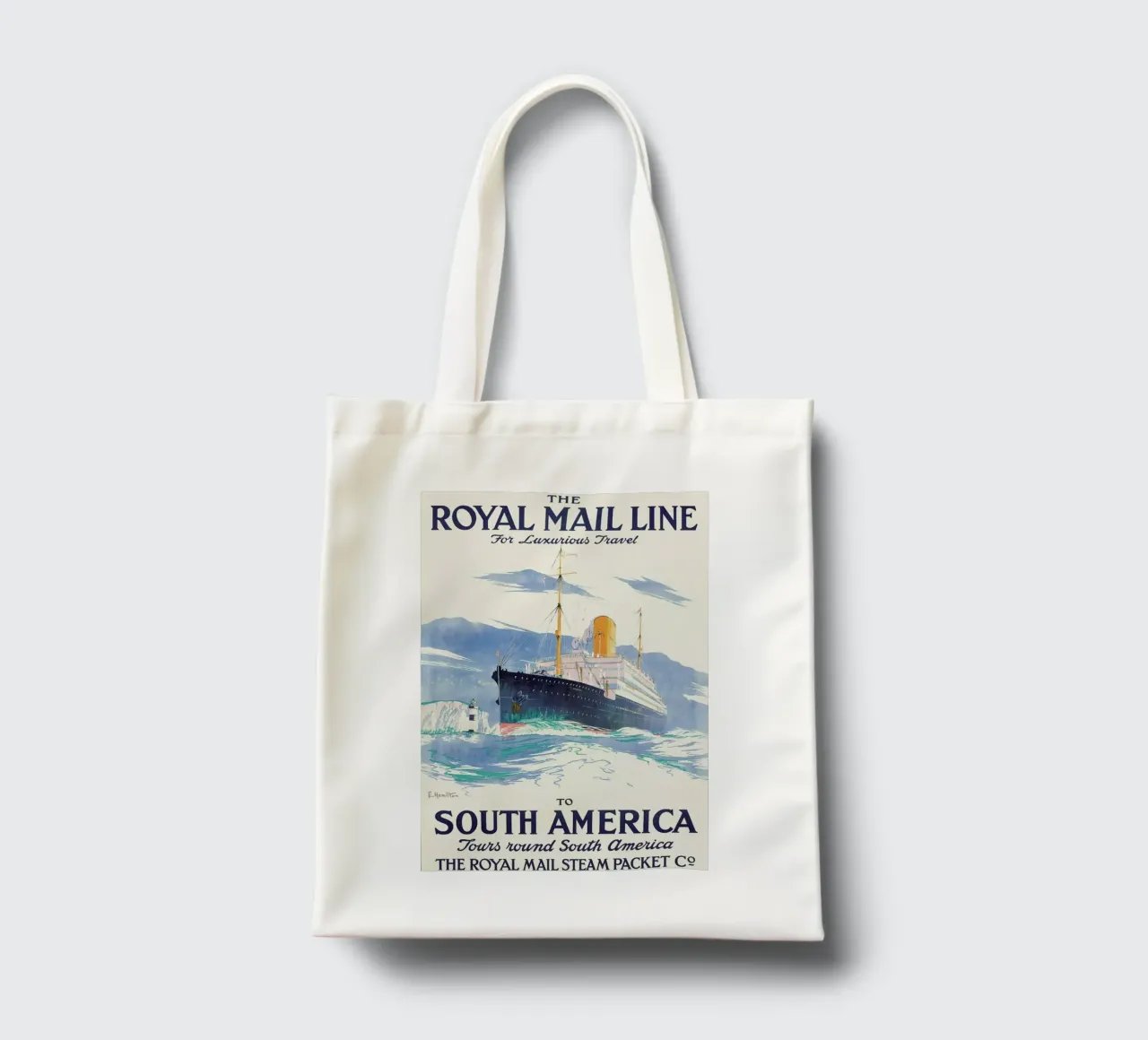 Hamilton - The Royal Mail Line to South America. borsa in juta da ARTOTHEK