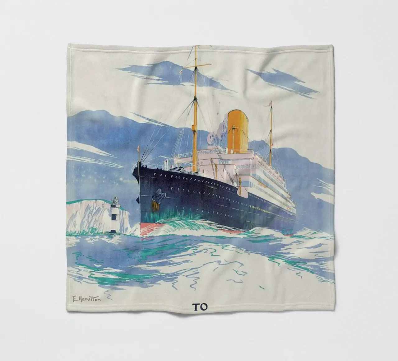 Hamilton - The Royal Mail Line to South America. coperta in pile da ARTOTHEK