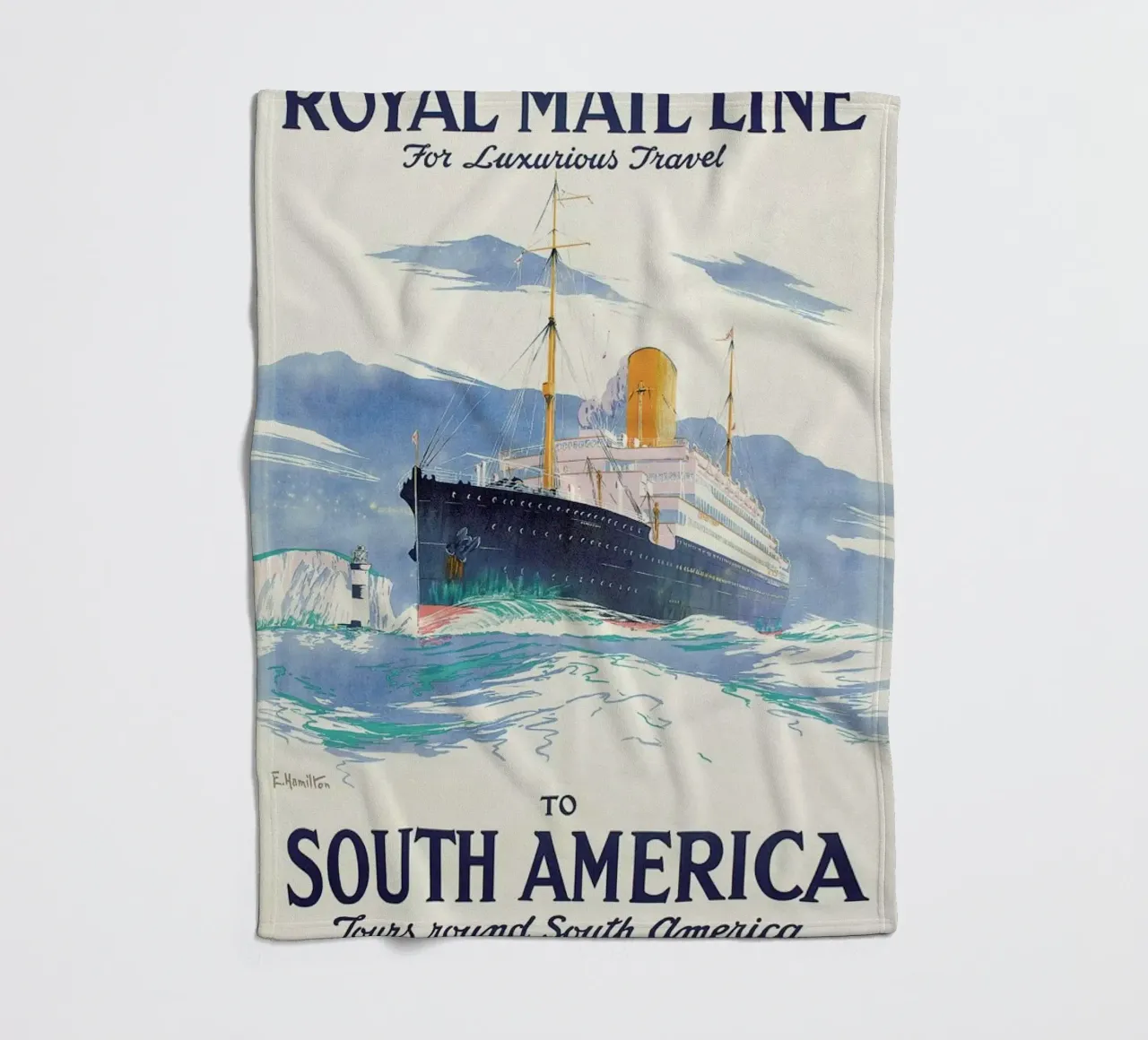 Hamilton - The Royal Mail Line to South America. coperta in pile da ARTOTHEK