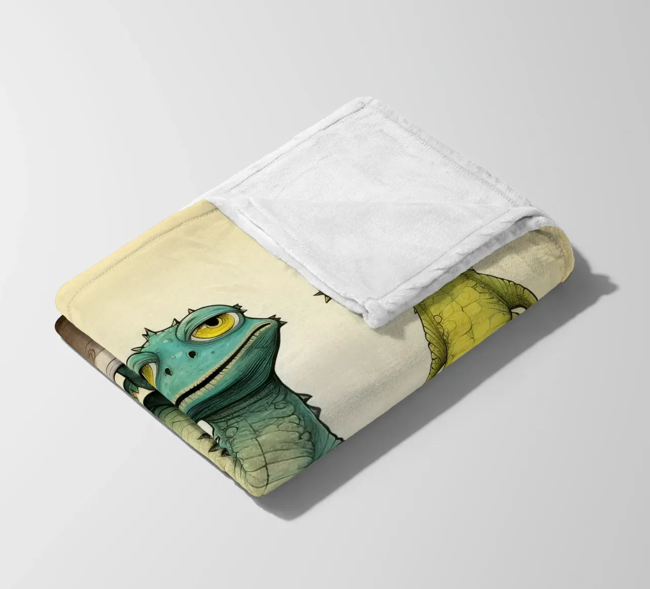 La banda delle lucertole retrò coperta in pile da Funny Animals