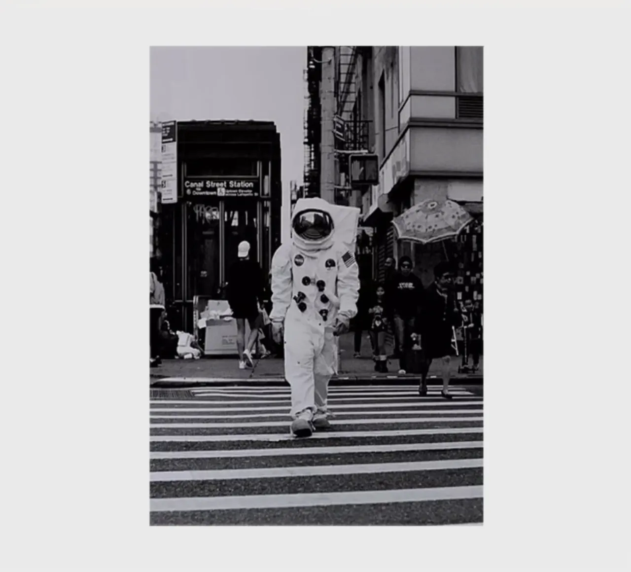 Astronaut In The Street notebook by christal shop
