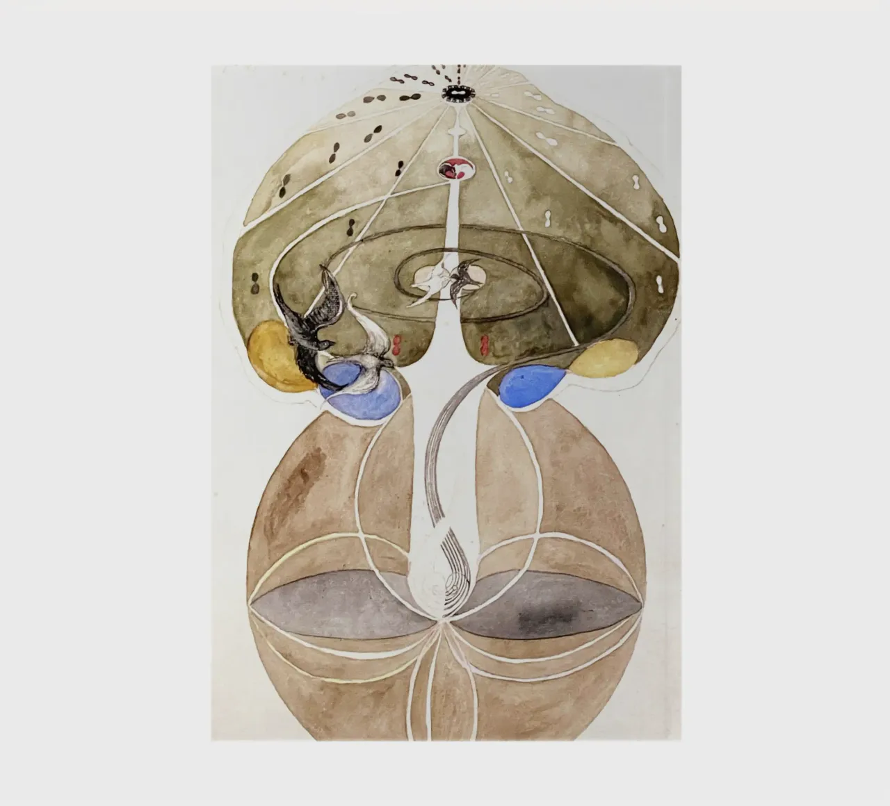L'arbre de la connaissance n° 2 par Hilma af Klint carnet de notes de Venus Art