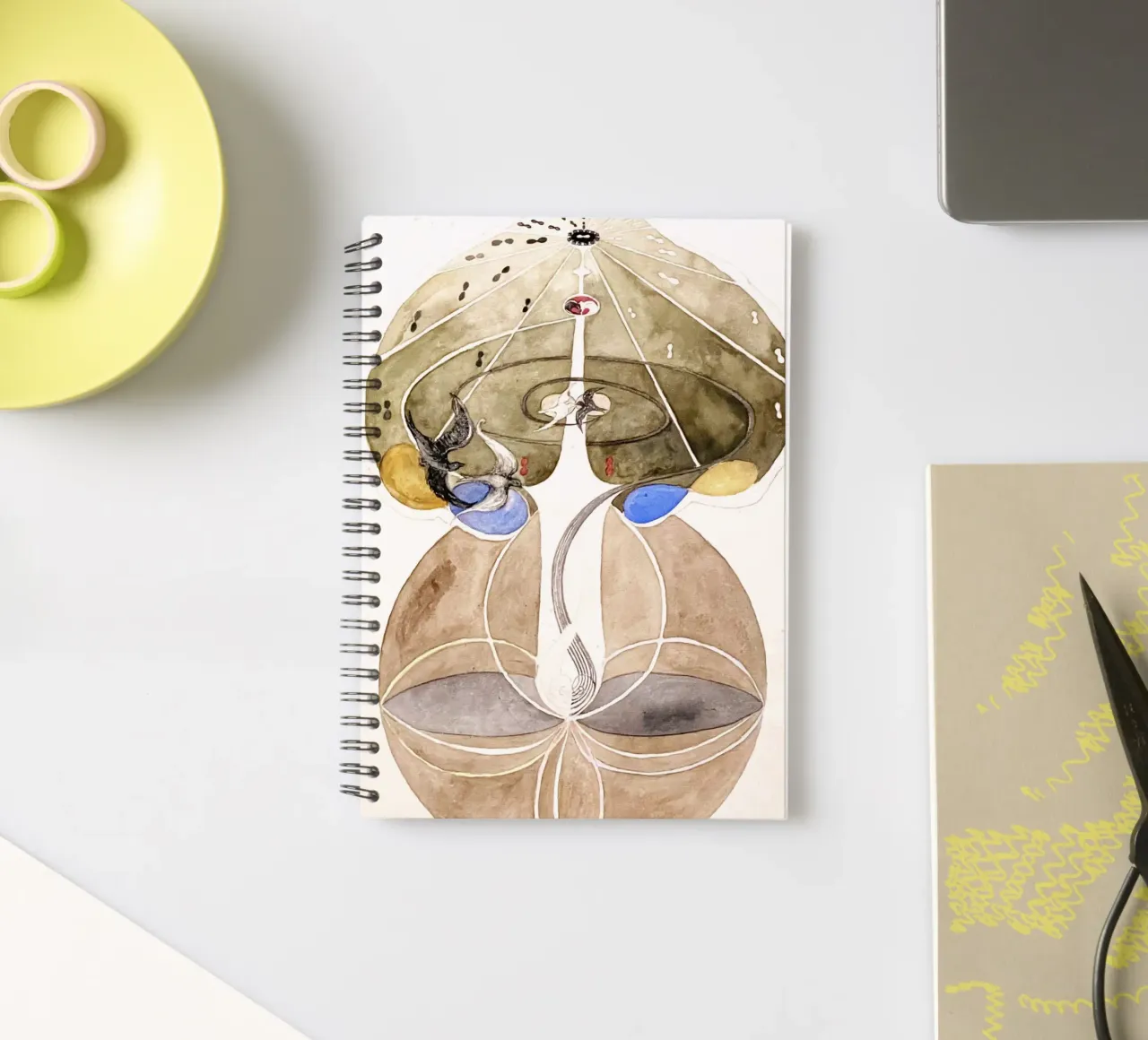 Tree of Knowledge No. 2 by Hilma af Klint spiral notebook by Venus Art