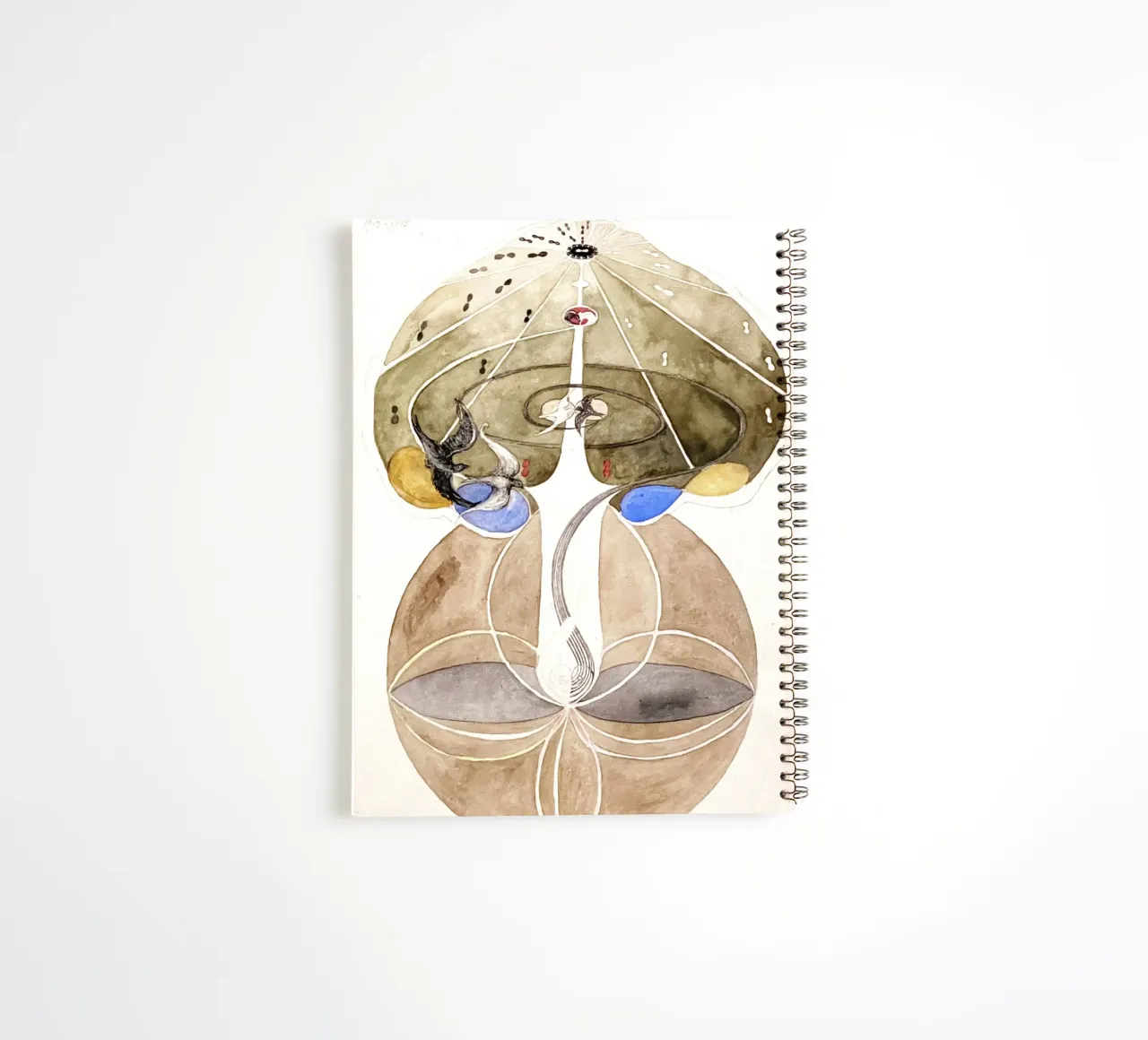 Tree of Knowledge No. 2 by Hilma af Klint spiral notebook by Venus Art