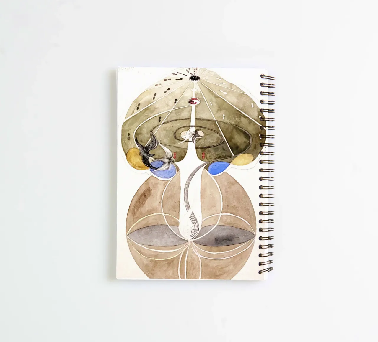 Tree of Knowledge No. 2 by Hilma af Klint spiral notebook by Venus Art