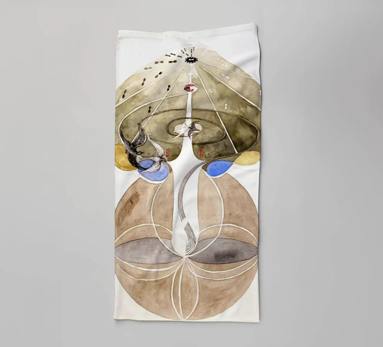 Baum der Erkenntnis Nr. 2 von Hilma af Klint Handtuch von Venus Art