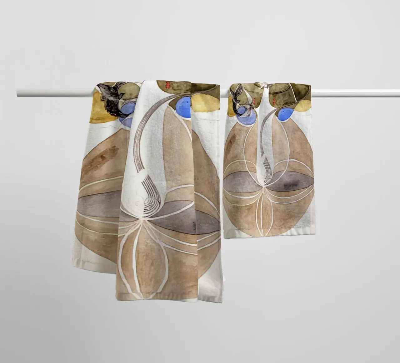 Baum der Erkenntnis Nr. 2 von Hilma af Klint Handtuch von Venus Art