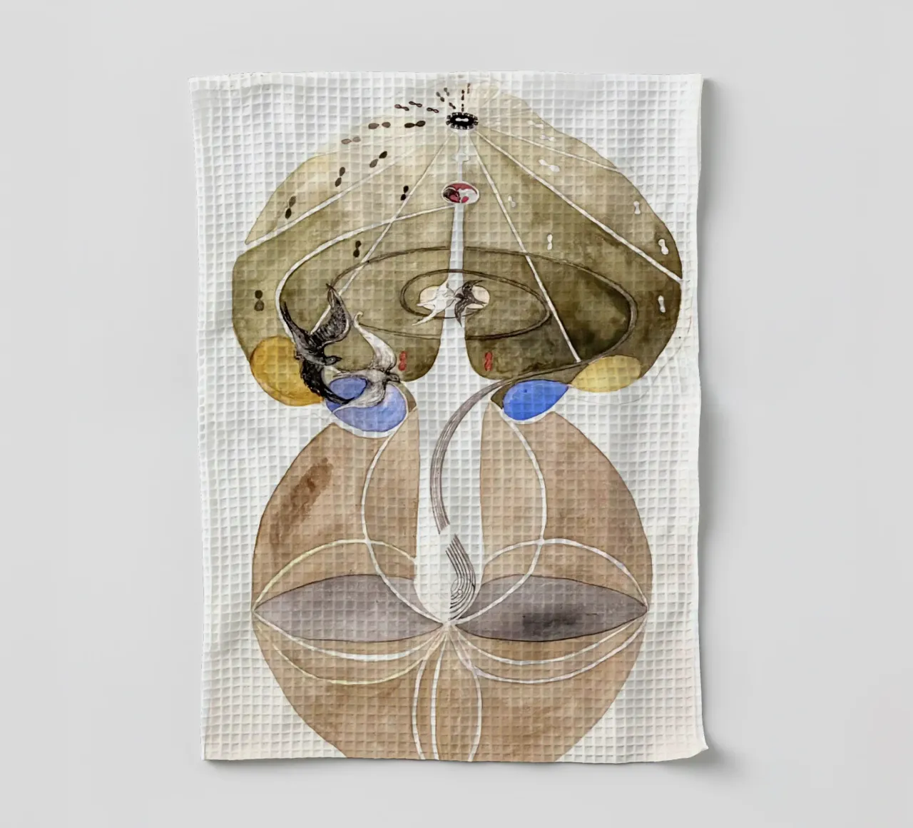 L'albero della conoscenza n. 2 di Hilma af Klint canovaccio da cucina da Venus Art