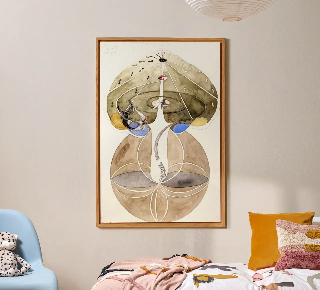 Tree of Knowledge No. 2 by Hilma af Klint alu-dibond by Venus Art