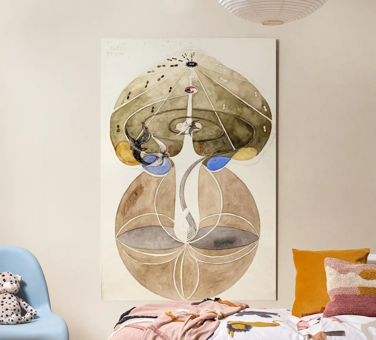 Tree of Knowledge No. 2 by Hilma af Klint alu-dibond by Venus Art