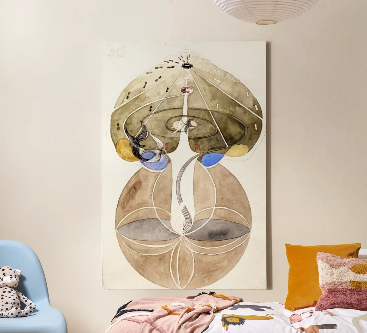 L'albero della conoscenza n. 2 di Hilma af Klint tela da Venus Art