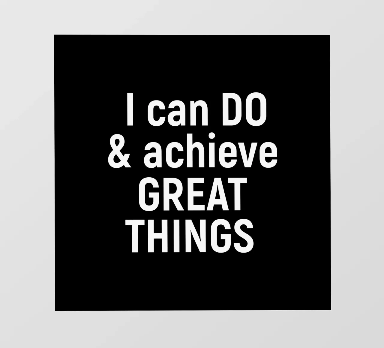I can do and achieve great things pellicola backlit da positivepipo