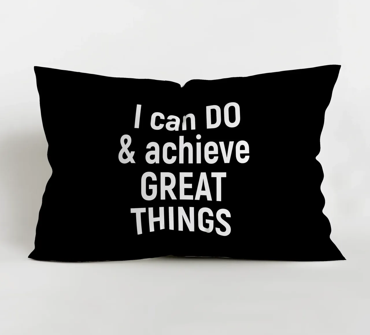 I can do and achieve great things cuscino da positivepipo